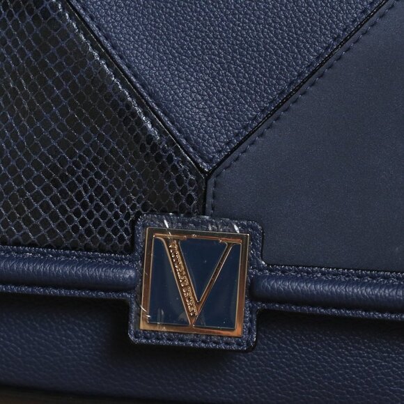 NWT Limited Edition Victoria Medium Shoulder Bag, Midnight Blue. - Picture 6 of 10